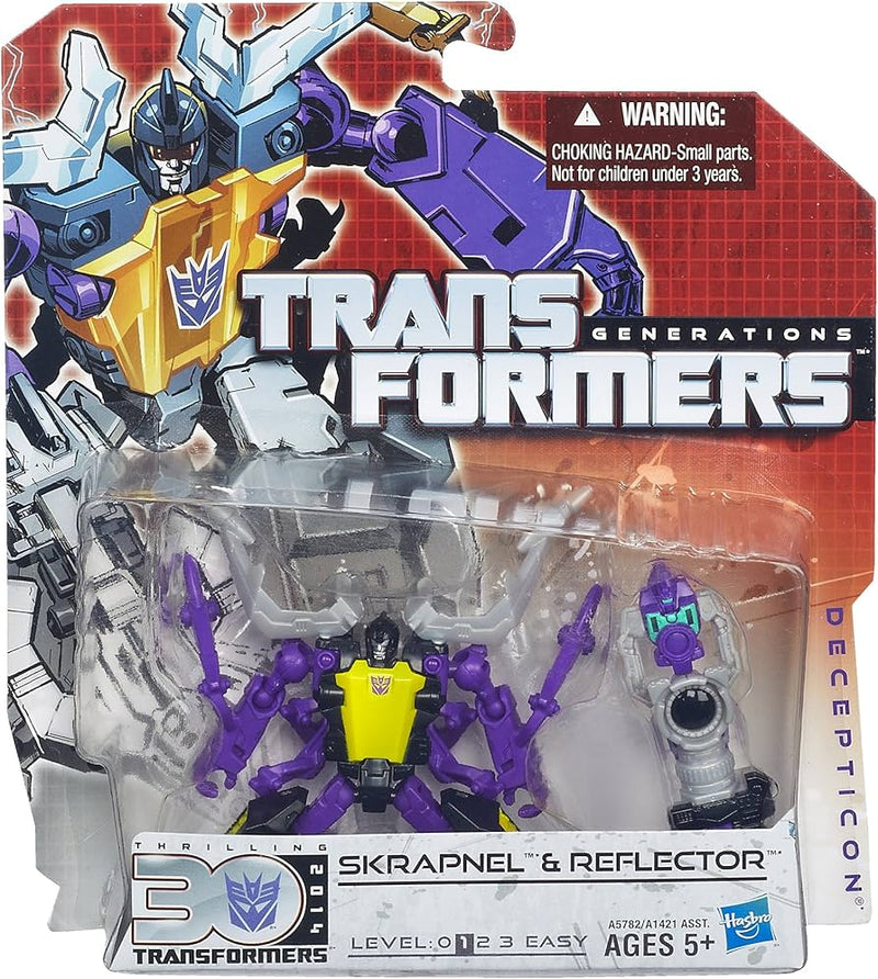 Transformers Generations Legends Class Skrapnel and Reflector-1
