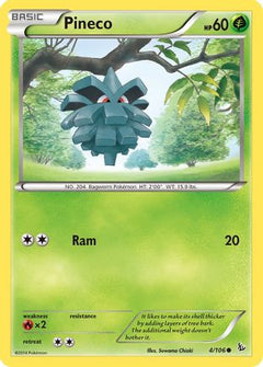 Pineco 4/106 - XY  Flashfire-1