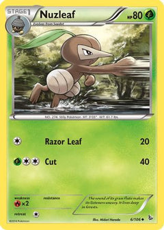 Nuzleaf 6/106 - XY  Flashfire-1