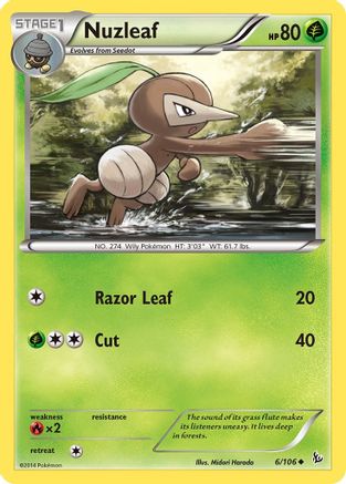 Nuzleaf 6/106 - XY  Flashfire-1