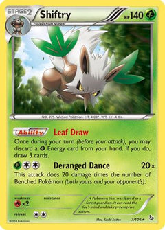 Shiftry 7/106 - XY  Flashfire Holofoil-1