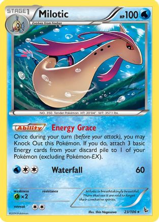 Milotic 23/106 - XY  Flashfire Holofoil-1
