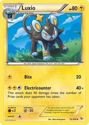 Luxio 33/106 - XY  Flashfire-1