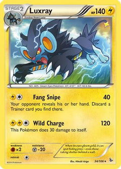 Luxray 34/106 - XY  Flashfire-1