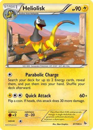Heliolisk 37/106 - XY  Flashfire