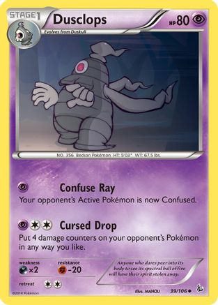 Dusclops 39/106 - XY  Flashfire-1