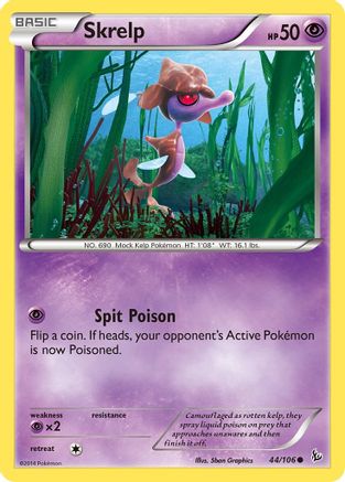 Skrelp 44/106 - XY  Flashfire-1