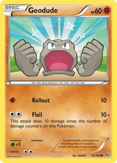 Geodude 45/106 - XY  Flashfire-1
