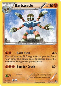 Barbaracle 49/106 - XY  Flashfire-1