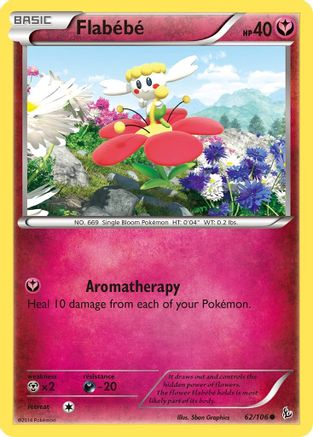 Flabebe (62) 62/106 - XY  Flashfire-1