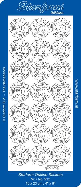 Deco Stickers - 50th-1