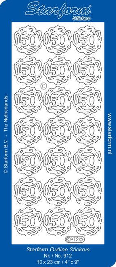 Deco Stickers - 50th-1