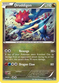 Druddigon 70/106 - XY  Flashfire-1