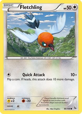 Fletchling 86/106 - XY  Flashfire-1