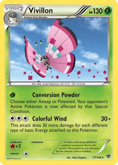 Vivillon (Meadow [Pink])/146 - XY Base Set Holofoil-1