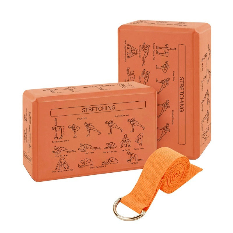 Wholesale EVA Yoga Block & Stretch Band Set – Yoga & Dance Training Accessories-5