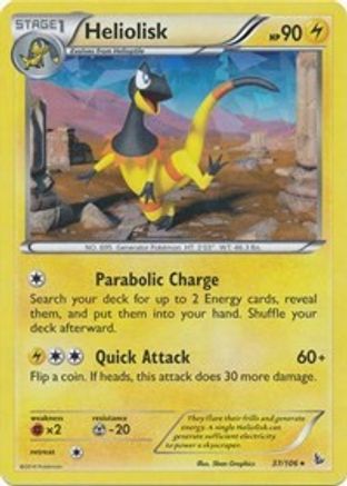 Heliolisk - 37/106 (XY Flashfire) - Deck Exclusives Holofoil-1