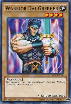 Warrior Dai Grepher (YS14-EN006) - Super Starter: Space-Time Showdown 1st Edition-1