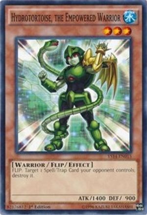 Hydrotortoise, the Empowered Warrior (YS14-EN015) - Super Starter: Space-Time Showdown 1st Edition-1