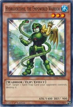 Hydrotortoise, the Empowered Warrior (YS14-EN015) - Super Starter: Space-Time Showdown 1st Edition-1