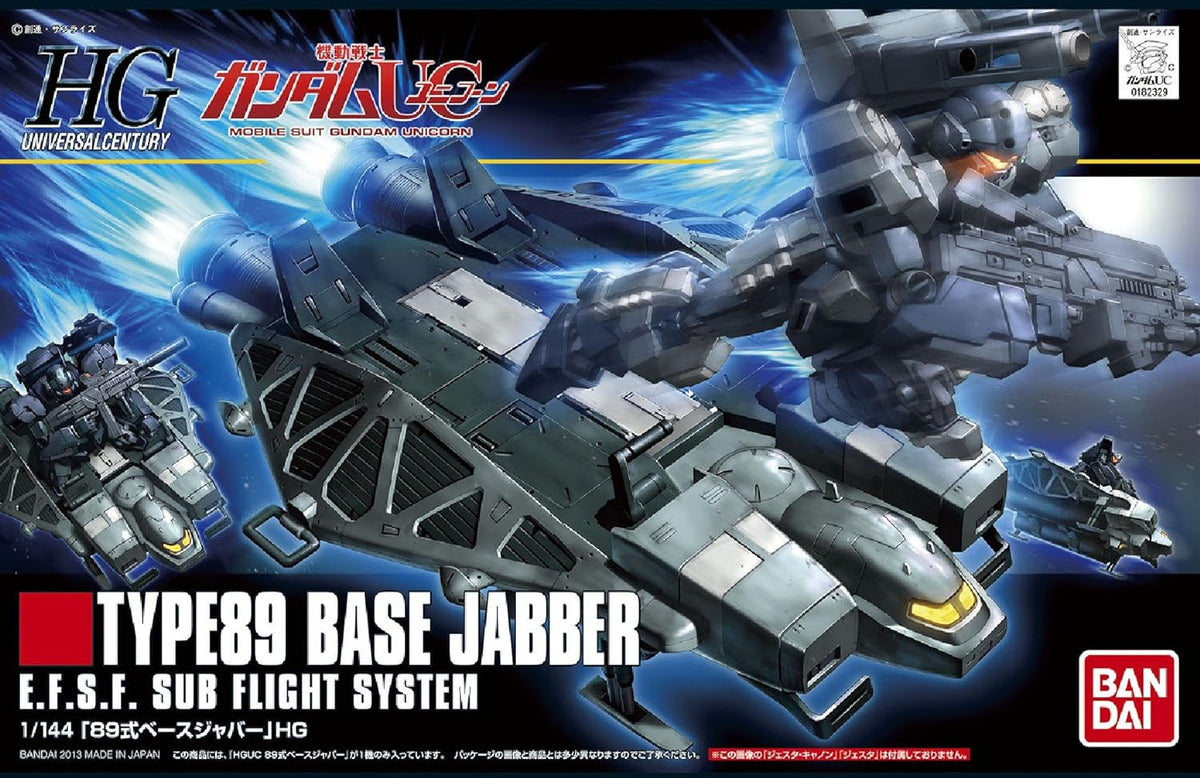 Bandai HGUC #158 1/144 Type89 Base Jabber Gundam UC-2
