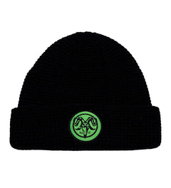 Fallen 'Goat' Beanie - Black/Lime-1