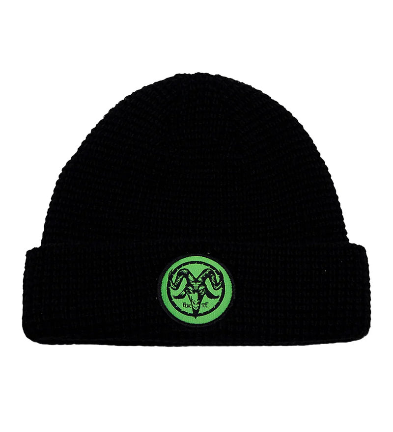 Fallen 'Goat' Beanie - Black/Lime-1