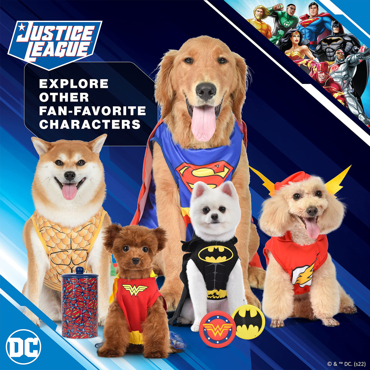 DC Comics for Pets The Flash Dog Costume, Small-6