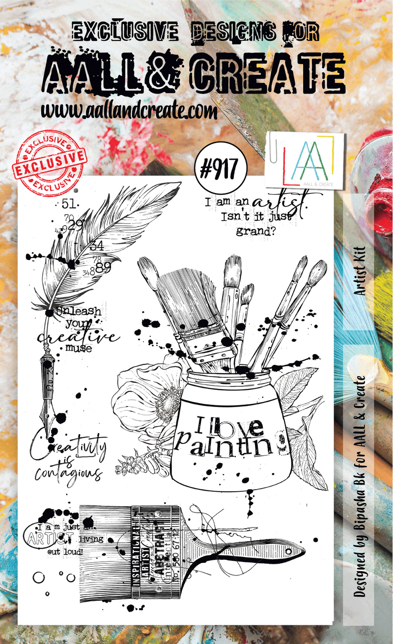 AALL and Create Stamp Set - 917 - Artist Kit-1