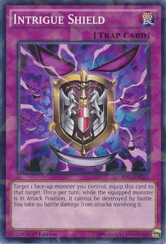 Intrigue Shield (Shatterfoil) (BP03-EN231) - Battle Pack 3: Monster League 1st Edition-1