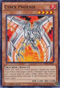 Cyber Phoenix (BP03-EN020) - Battle Pack 3: Monster League 1st Edition-1