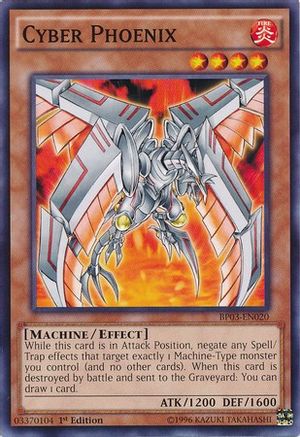 Cyber Phoenix (BP03-EN020) - Battle Pack 3: Monster League 1st Edition-1