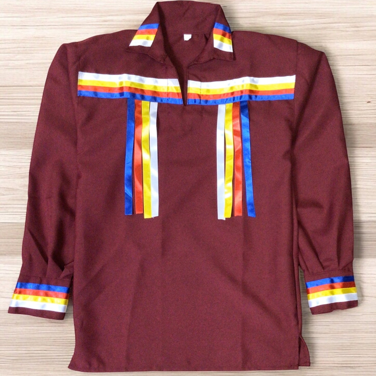 Maroon Youth Ribbon shirt-2