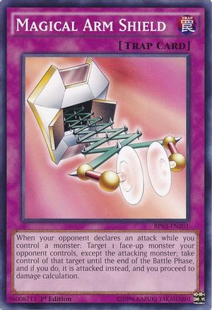 Magical Arm Shield (BP03-EN201) - Battle Pack 3: Monster League 1st Edition-1