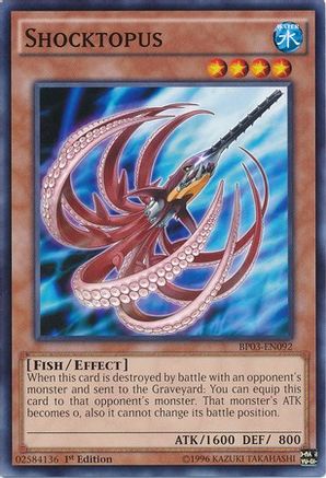 Shocktopus (BP03-EN092) - Battle Pack 3: Monster League 1st Edition