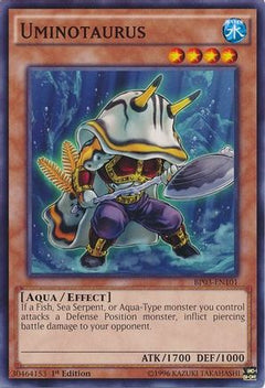 Uminotaurus (BP03-EN101) - Battle Pack 3: Monster League 1st Edition-1