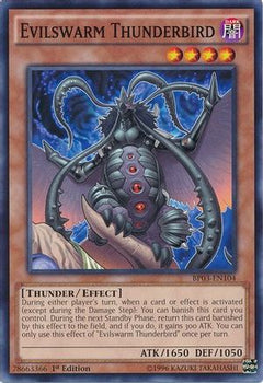 Evilswarm Thunderbird (BP03-EN104) - Battle Pack 3: Monster League 1st Edition-1