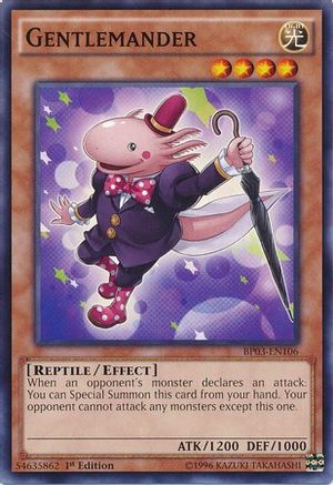 Gentlemander (BP03-EN106) - Battle Pack 3: Monster League 1st Edition-1