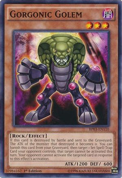 Gorgonic Golem (BP03-EN110) - Battle Pack 3: Monster League 1st Edition-1