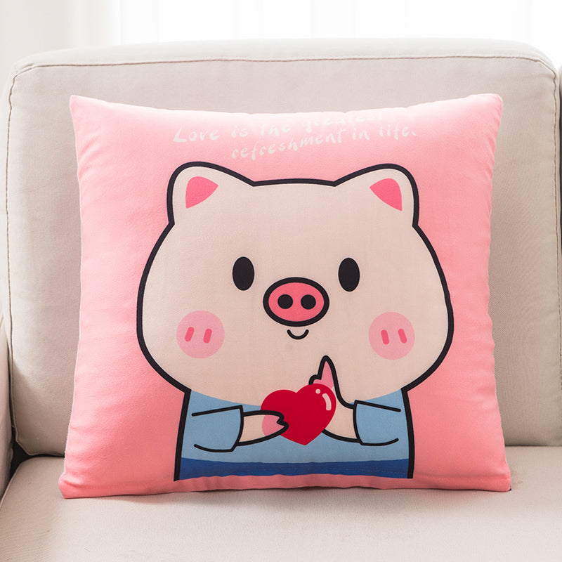 Cute Decorative Throw Pillow – Soft Plush Sofa Cushion for Living Room, Bedroom & Bedside-21