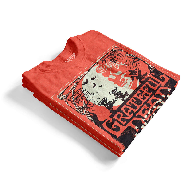 Liquid Blue Grateful Dead Berkeley Moon Live Halloween Ss Tee, Orange, X-Large-4