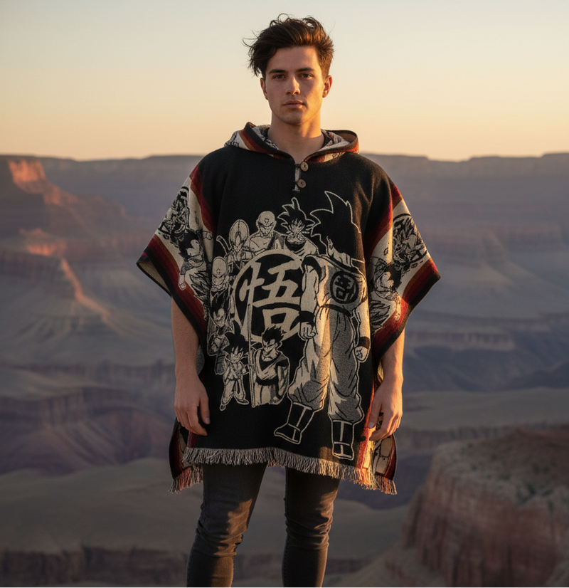 Characters Wool Poncho-7