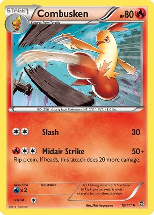 Combusken 13/111 - XY  Furious Fists-1