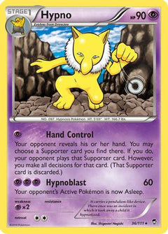 Hypno 36/111 - XY  Furious Fists-1