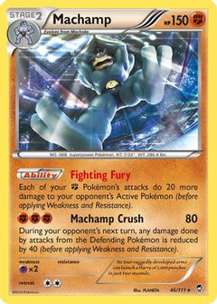 Machamp 46/111 - XY  Furious Fists Reverse Holofoil-1