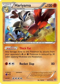 Hariyama 52/111 - XY  Furious Fists-1
