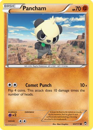 Pancham (60) 60/111 - XY  Furious Fists-1
