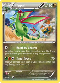 Flygon 76/111 - XY  Furious Fists Reverse Holofoil-1