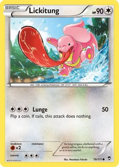 Lickitung 78/111 - XY  Furious Fists-1