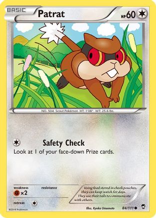 Patrat 84/111 - XY  Furious Fists-1